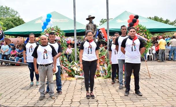 León rinde homenaje al General Augusto C. Sandino en su natalicio 124