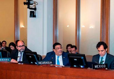 Nicaragua ante la OEA reitera indeclinable compromiso del Gobierno en el cumplimiento responsable de los acuerdos consensuados en la Mesa de Negociación
