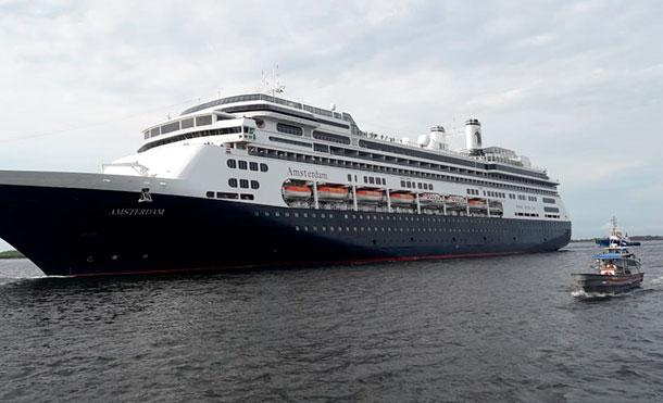 Fuerza Naval brindó protección y seguridad al arribo del crucero Amsterdam en Corinto