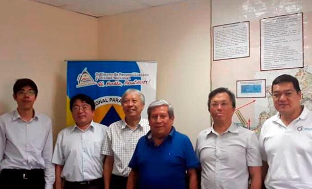 Autoridades de Sinapred e Ineter sostienen reunión con expertos taiwaneses