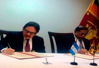 Nicaragua firma comunicado conjunto con Sri Lanka estableciendo Relaciones Diplomáticas