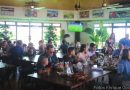 Fanáticos de fútbol disfrutan semifinal de la Champions League en el Salvador Allende