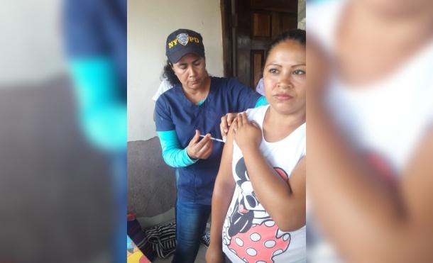 San Rafael del Sur: Ministerio de Salud continúa con Jornada de Vacunación casa a casa