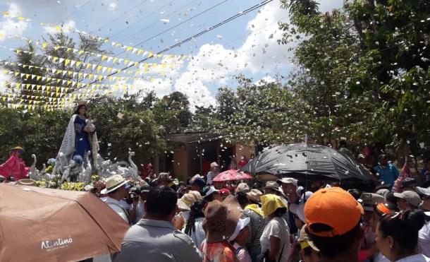 Chontales: Familias de La Libertad festejan a la Virgen de la Luz