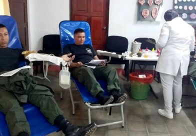 Ejército de Nicaragua participa en jornada de donación de sangre
