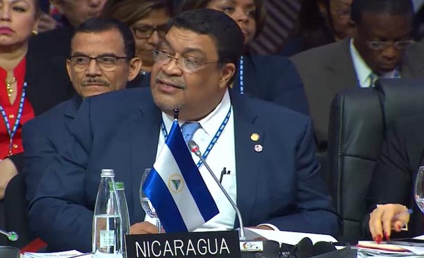 Gobierno de Nicaragua apoya en la OEA resolución sobre las Islas Malvinas