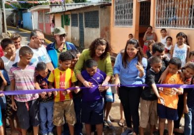 Alcaldía de Managua inaugura proyecto de mejoramiento vial en el barrio Las Torres