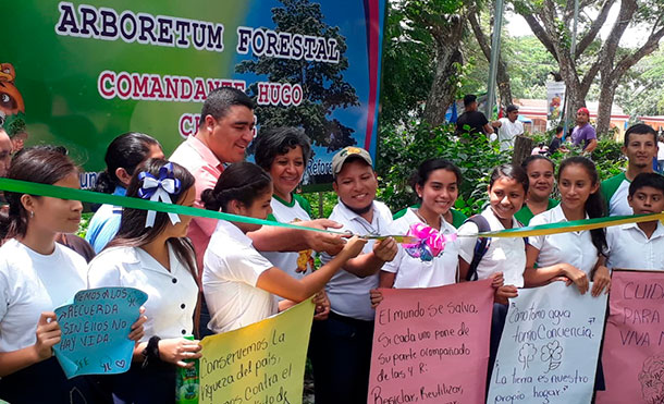 Inauguran nuevo arboretum forestal en el municipio de San Dionisio, Matagalpa
