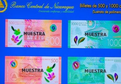 Nuevos billetes de 500 y 1000 córdobas circularán en Nicaragua