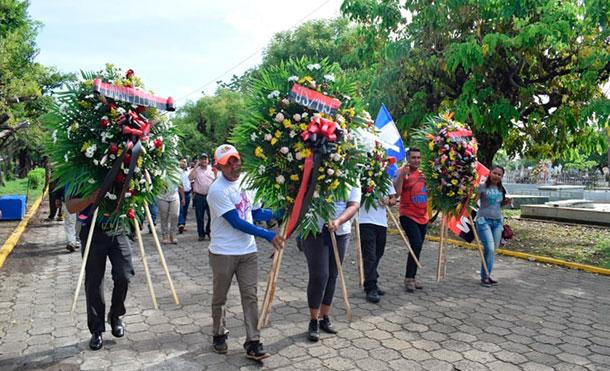 Rinden homenaje a Antonio Lenin Fonseca en su 40 aniversario del tránsito a la inmortalidad