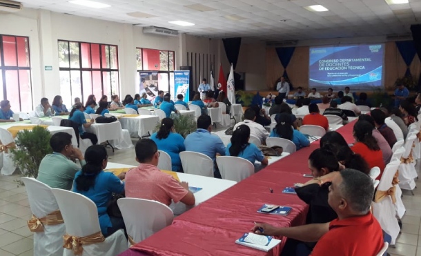 Docentes de educación técnica participan en el V Congreso Departamental en Juigalpa