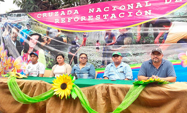 Realizan lanzamiento de departamental de la Jornada Nacional de Reforestación