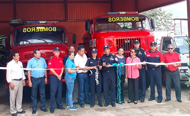 Inauguran nueva estación de bomberos en El Tuma La Dalia