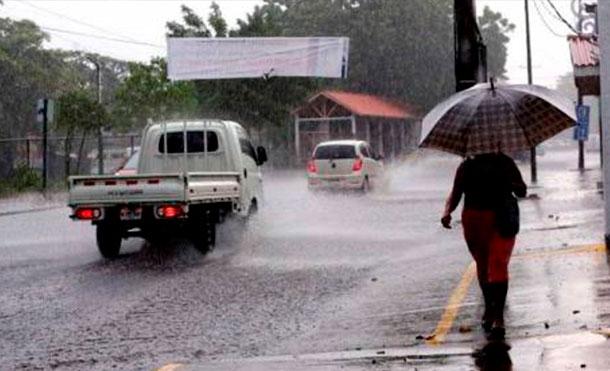 Lluvias continuarán en Nicaragua