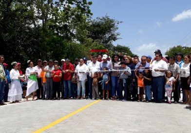 MTI inaugura vía adoquinada Teotecacinte - El Porvenir, en Jalapa