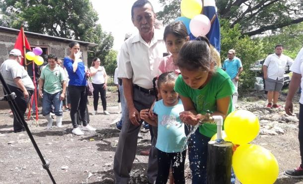 Chontales: Familias de San Patricio inauguran proyecto de agua potable