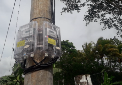 Familias del barrio San Jorge inauguran proyecto de energía eléctrica en Muhan, Chontales