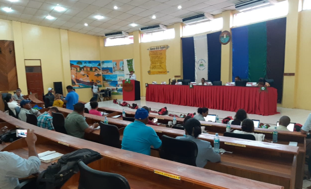 Realizan segunda sesión ordinaria en Bilwi con el concejo regional