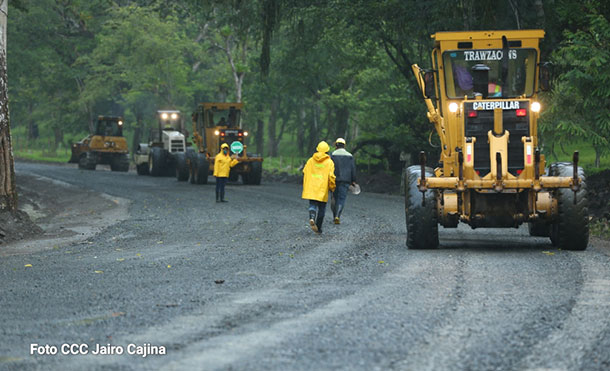 Foto CCC. Jairo Cajina: Esta obra impulsará el desarrollo de las actividades de producción y ganadera de la zona