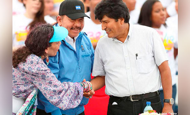 Foto CCC. Jairo Cajina: Nicaragua saluda al compañero Evo Morales en su cumpleaños