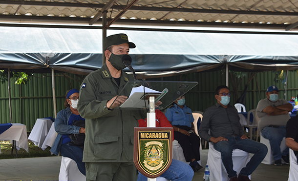 Foto Ejército de Nicaragua: En las instalaciones del Comando Militar Departamental del 4 Comando Militar Regional del Ejército de Nicaragua, se realizó acto de apertura del Plan de Protección y Seguridad a la Cosecha Cafetalera en Carazo.