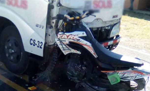 Foto Referencia: Equipo técnico de investigación de accidentes constató que Ronald Rafael Castillo Jaime, conducía a exceso de velocidad y sin casco de protección
