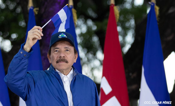 Foto César Perez // Comandante Daniel Ortega Presidente de la República de Nicaragua