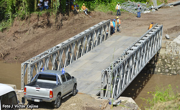 Foto Cortesía: MTI pondrá en funcionamiento el segundo carril del Puente Provisional sobre el Río Cuisalá