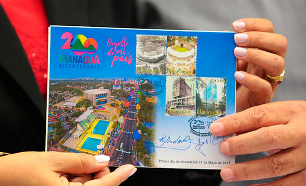 Foto Enrique Oporta // Nicaragua emitió sello postal en saludo al Bicentenario de Managua