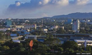 Vista panorámica de la ciudad de Managua, Nicaragua