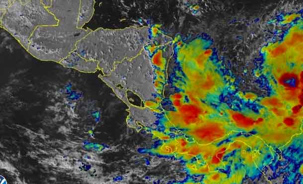 Foto Cortesía: INETER informa que tormenta tropical IOTA continúa fortaleciéndose
