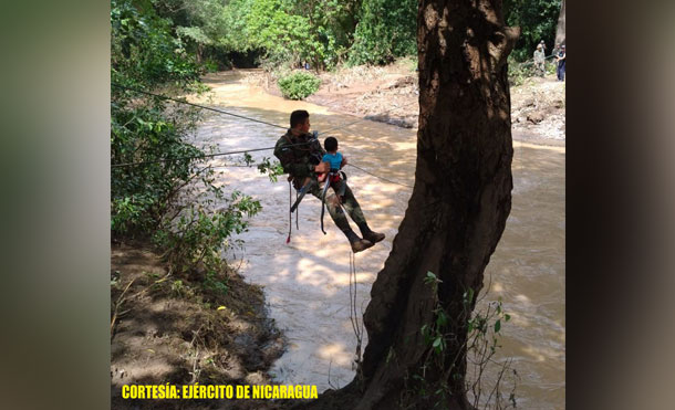 Foto Cortesía: De El Coyol 9 personas, de las comunidades Barraza, Ochomogo y San Rafael 112 personas hacia los alberges de los municipios de Potosí y Tola en el departamento de Rivas.