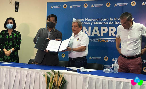 Foto Multinoticias // Empresa coreana Istmo Textil realiza donativo al SINAPRED