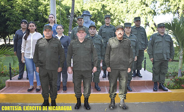 Foto Ejército de Nicaragua // Acto de Emulación Patriótica del año 2020