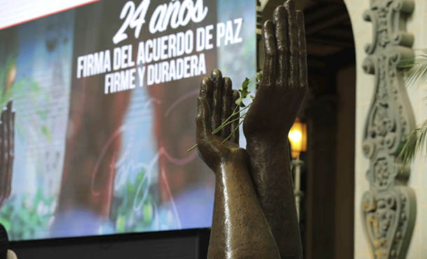 Foto CCC // Conmemoración del aniversario de Acuerdos de Paz en Guatemala