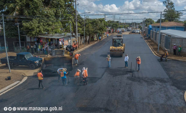 Foto ALMA // El último proyecto realizado por el programa fue el revestimiento de la 25 Calle