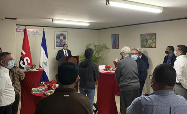 Foto CCC // Los asistentes agradecieron la invitación al brindis