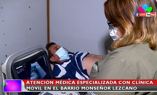 Foto Multinoticias: La feria está brindando servicios de medicina general, ultrasonidos, atención odontológica y control a embazadas que consiste en un monitoreo fetal.