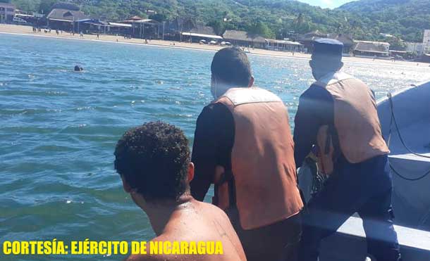 Foto Ejército de Nicaragua: La actividad fue organizada por la alcaldía de San Juan del Sur, misma en la que participaron 50 competidores.