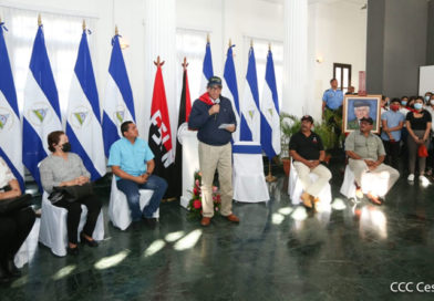 Foto: CCC César Pérez / Homenaje al Comandante Edén Pastora, ¡Sandinista Siempre!, realizado en el Palacio de la Cultura 19 de Diciembre del 2020