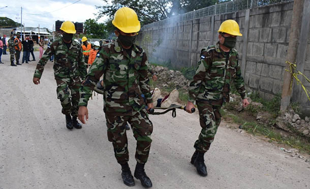Foto Ejército de Nicaragua // Durante el Ejercicio se emplearon 10,000 efectivos militares