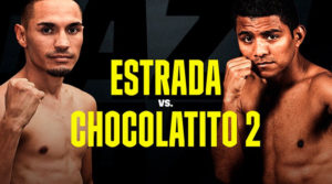 Arte promocional de Estrada vs Chocolatito 2