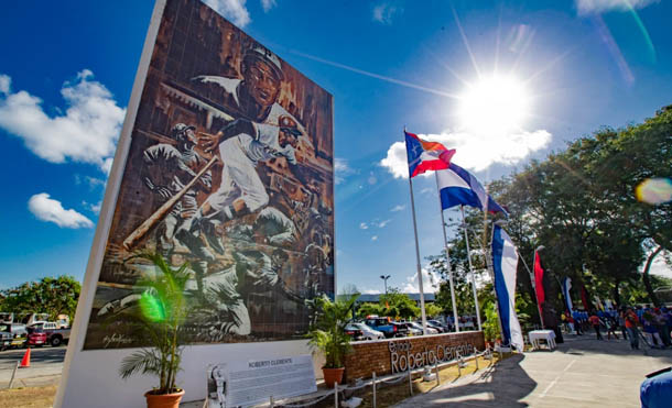 Foto César Pérez // El pueblo nicaragüense recordó al beisbolista puertorriqueño Roberto Clemente