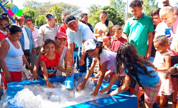 Foto Multinoticias // Nuevo Pozo de Agua Potable para la Ciudad de Larreynaga, León
