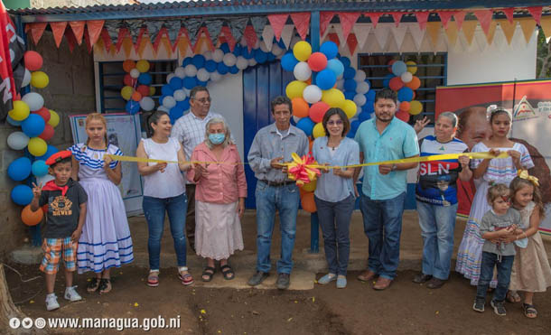 Foto Alcaldía de Managua // Esta es la vivienda #354 que es entregada con apoyo de Taiwán