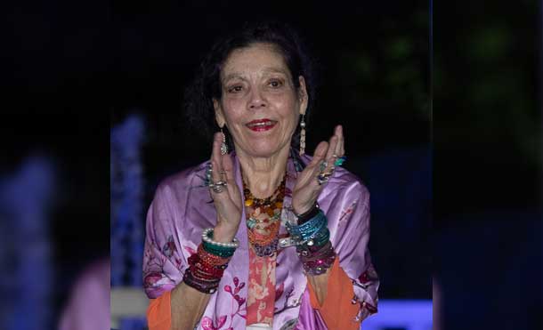 Foto CCC César Pérez: Compañera Rosario después del Mensaje del Comandante Daniel a las Familias nicaragüenses (11-01-21)