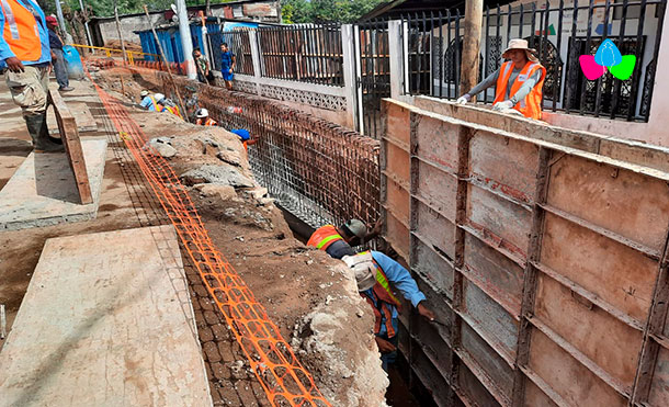 Foto Cortesía: Este proyecto será el número 10 que se ejecuta en el distrito VII, uno de los más grandes de la capital, sumando la entrega de viviendas dignas, construcción de calles nuevas, proyectos de drenaje pluvial como este, entre otros