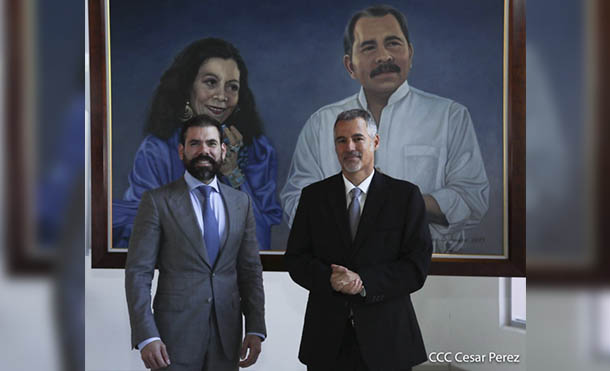 Foto César Pérez // Embajador de Israel Señor Oren Bar-El y Compañero Laureano Ortega