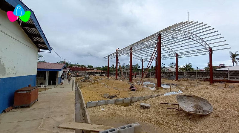 Avanzan obras de mejoramiento de escuela pública Julio Bucardo en Bilwi, RACCN