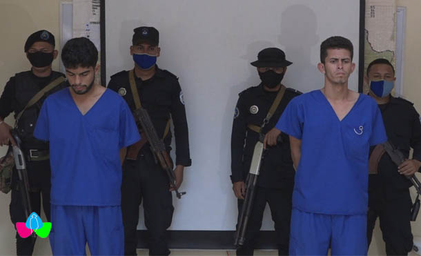 Foto Policía Nacional // Delincuentes capturados autores de muerte homicida